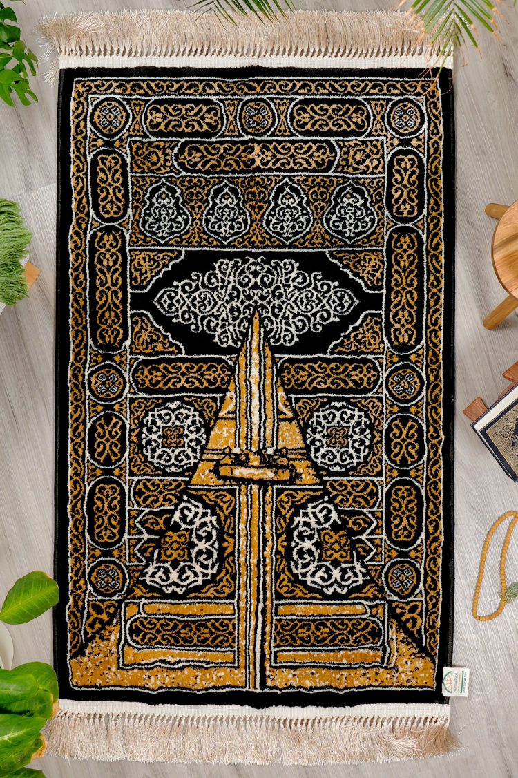 Premium Prayer Rug Al Rawda Premium Prayer Rug Green,13mm,Silky Soft | Ruh al Madina | روح ...